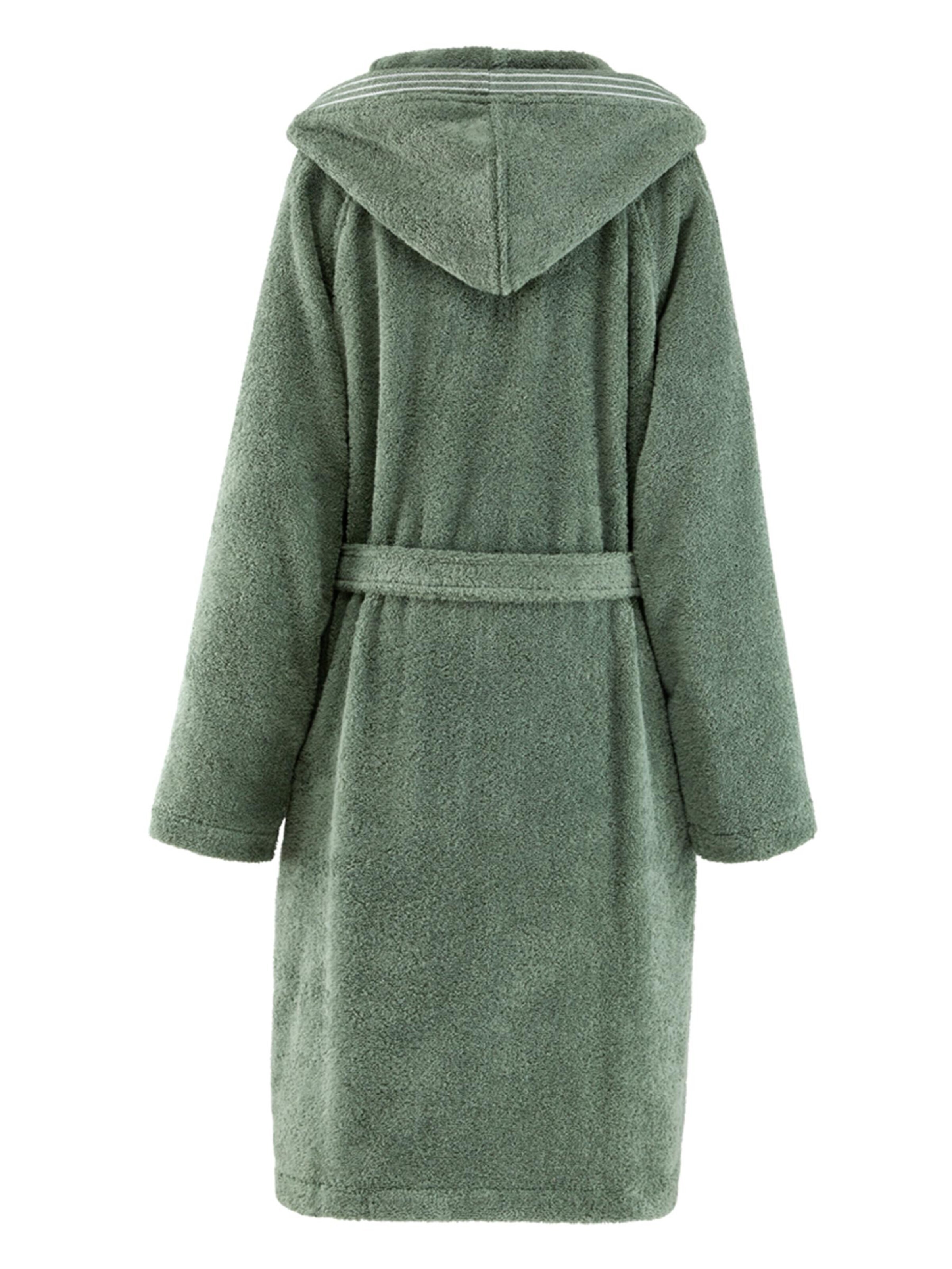 BOSS Home Long Bathrobe 'EDGE' in Green