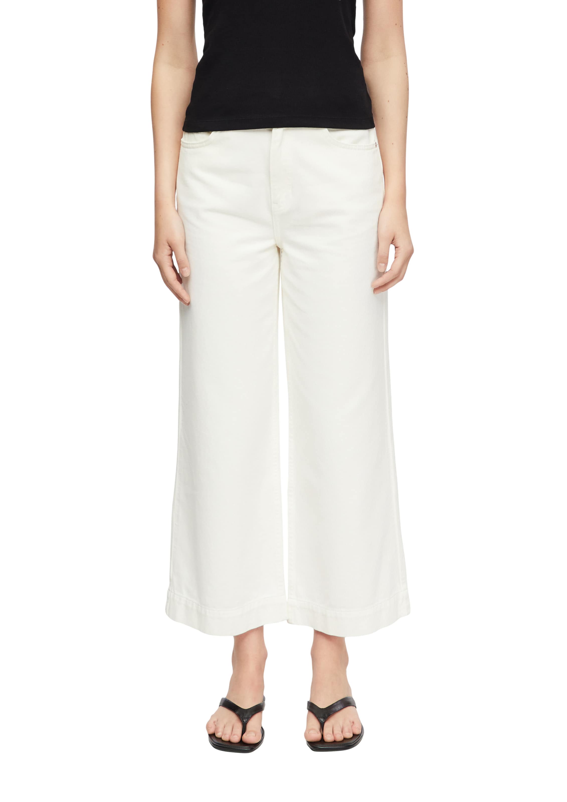 Wide Leg Jean COMMA en beige