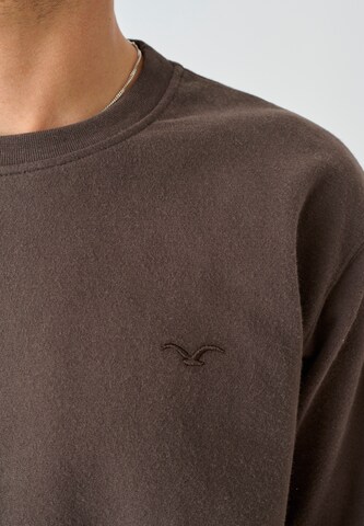 Cleptomanicx Sweatshirt 'Ligull' in Braun