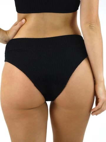 MYLILY Bikini Bottoms 'Perioden Bikini Hose Basic Slip Crinkle' in Black