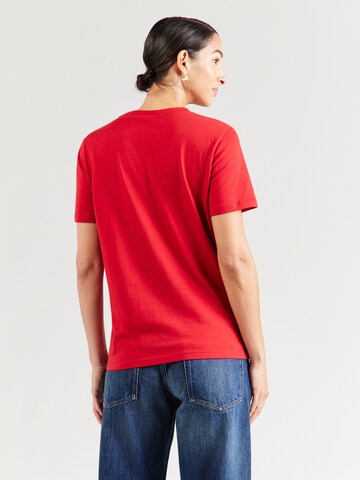 SELECTED FEMME T-Shirt 'SLWMYESSENTIAL' in Rot