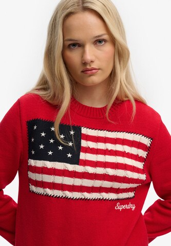 Pull-over 'Athletic Essentials' Superdry & Co en rouge