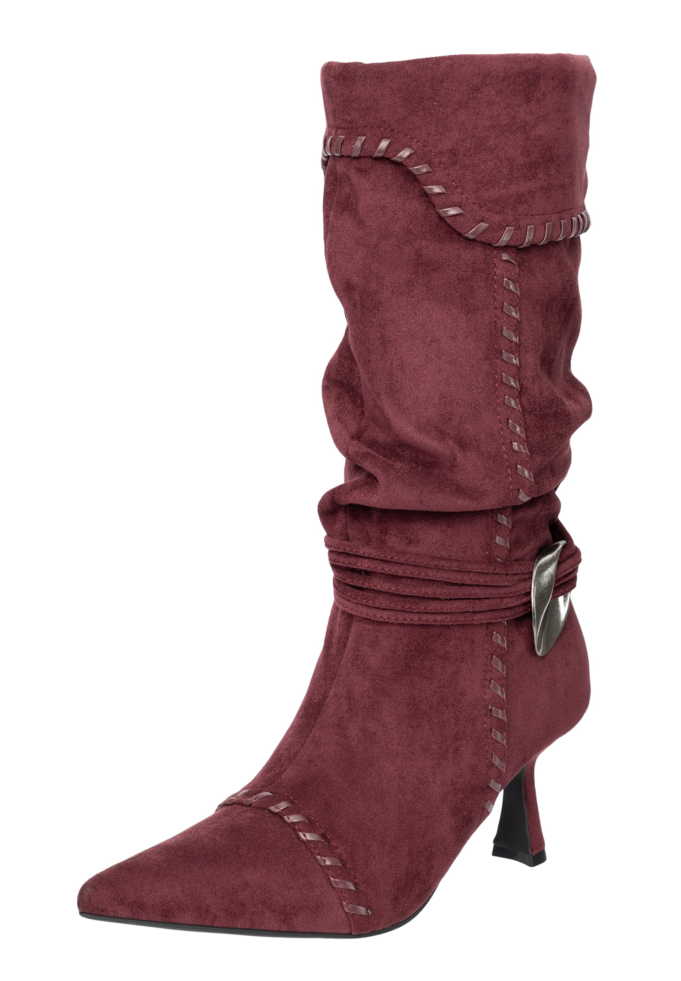 Salinyang Cowboy boot in Red: front