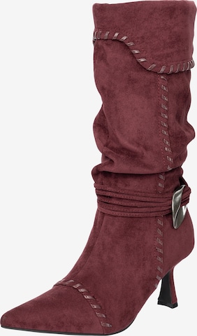 Salinyang Cowboy boot in Red: front