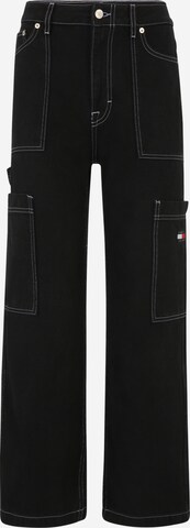 Loosefit Jeans cargo Tommy Jeans en noir : devant