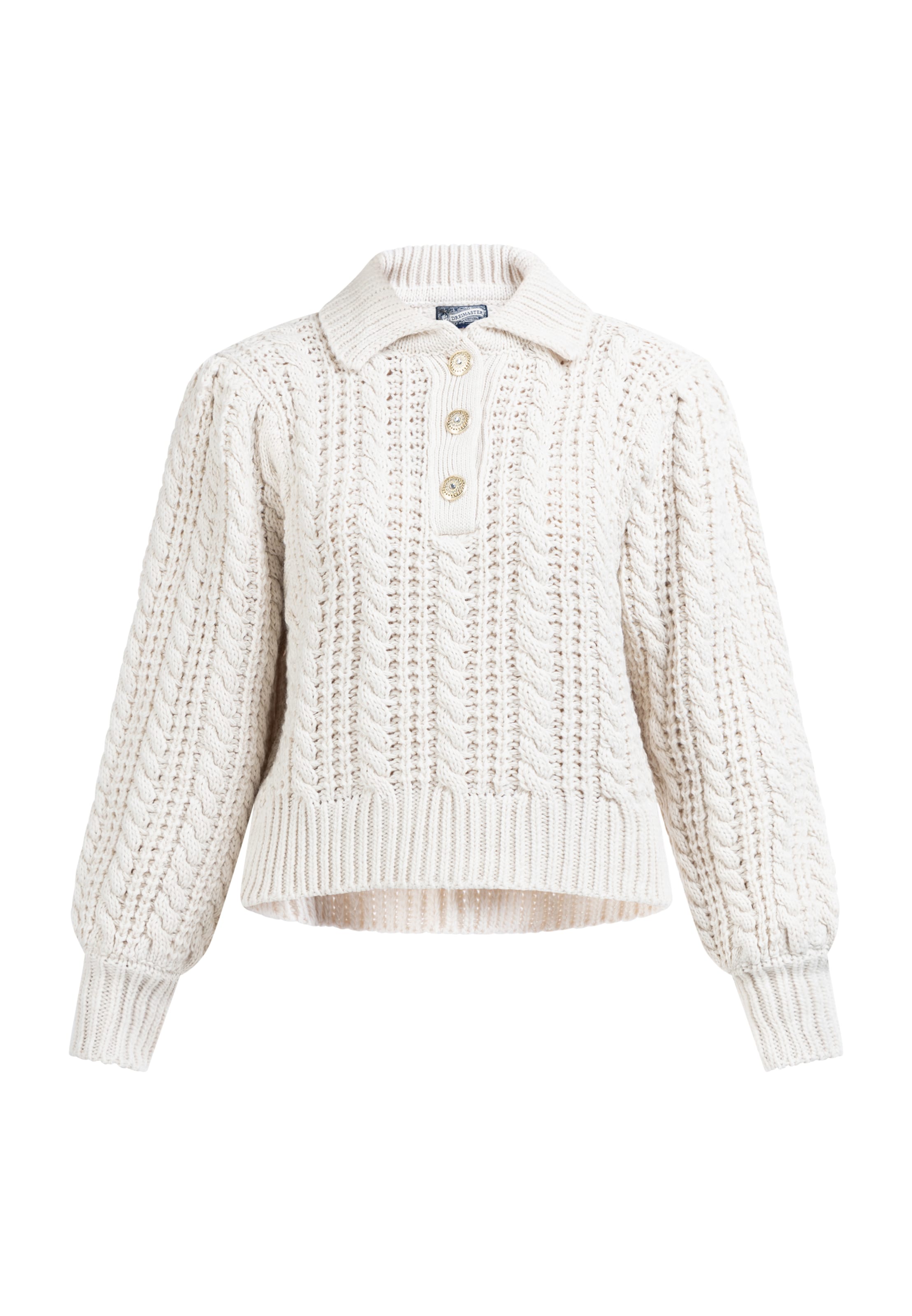 Pull-over DreiMaster Vintage en blanc : devant