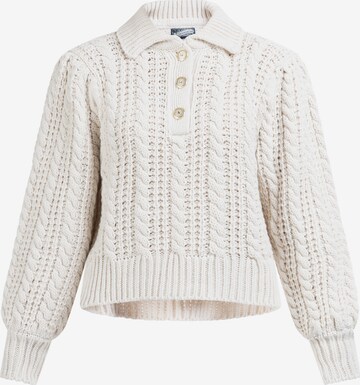 DreiMaster Vintage Sweater in White: front