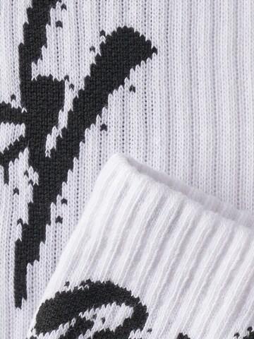 Von Jungfeld Socks 'Happy Tennis' in White