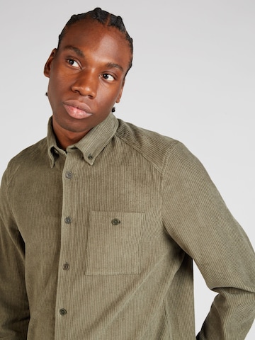 DRYKORN Regular fit Button Up Shirt 'Liet' in Green