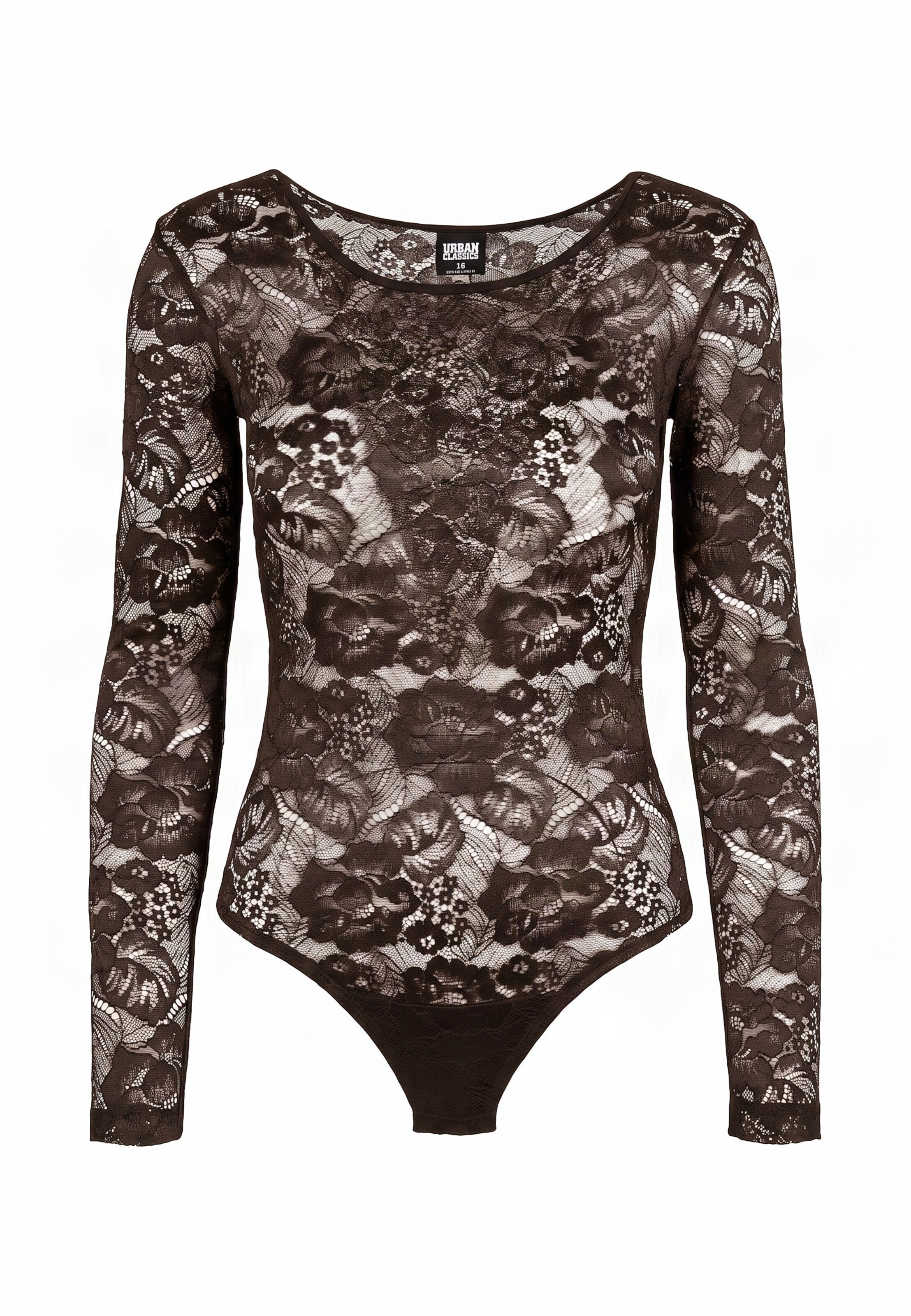 Urban Classics - Body camiseta en marrón: frente