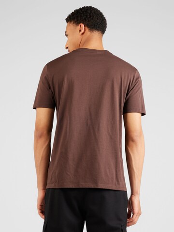 HUGO T-Shirt 'Dulive222' in Braun
