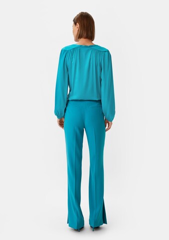 COMMA Bluse in Blau
