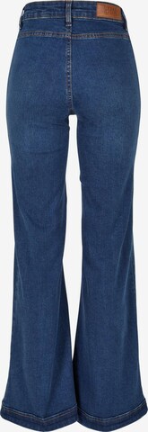 Urban Classics Bootcut Jeans in Blau