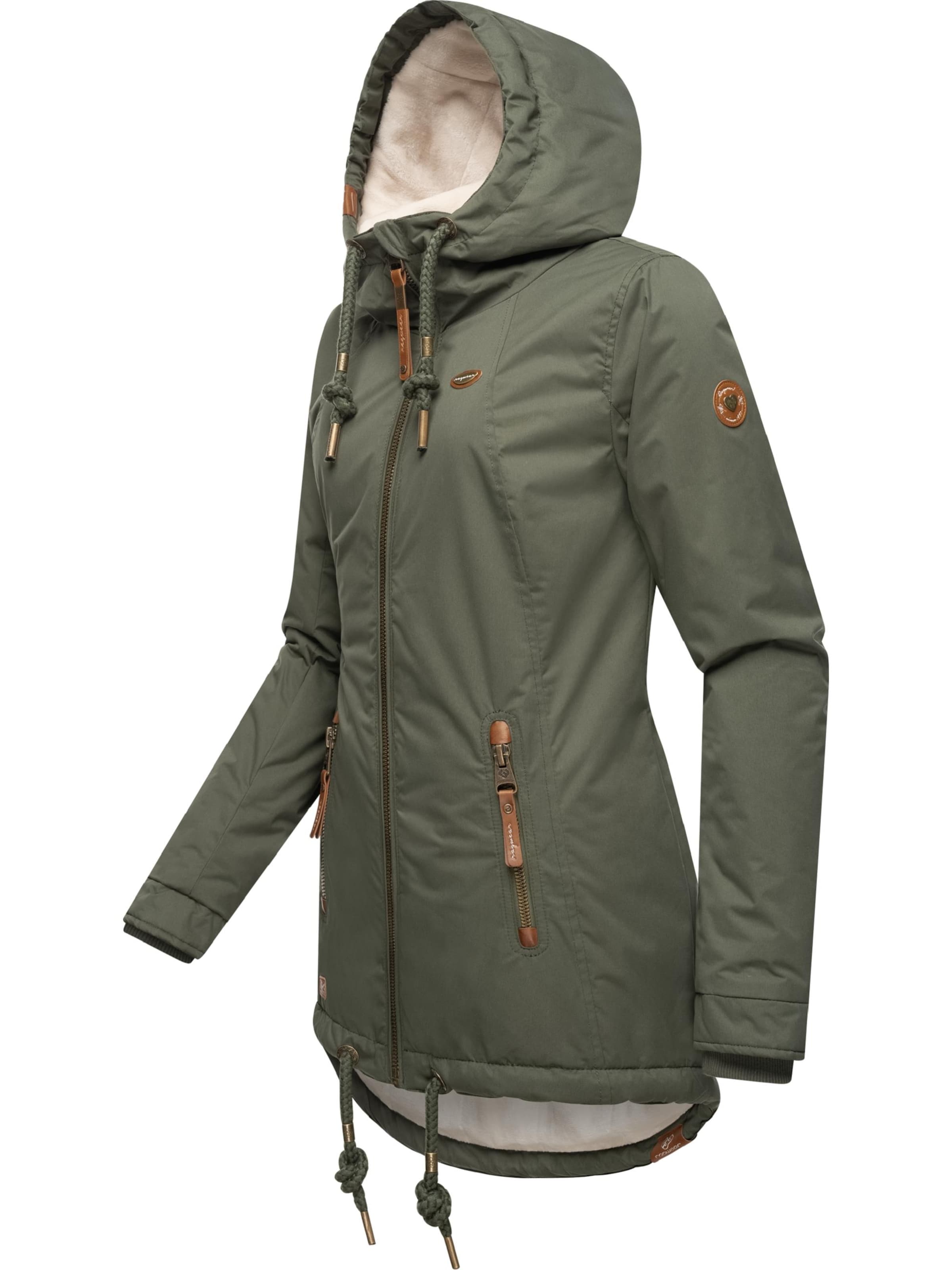 Ragwear Winter jacket 'Zuzka' in Green