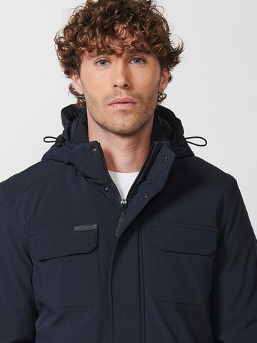 KOROSHI Between-Season Jacket in Blue