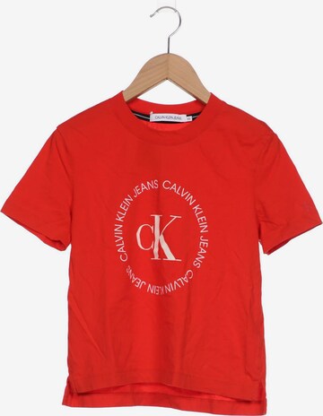 Calvin Klein Jeans T-Shirt XS in Rot: predná strana