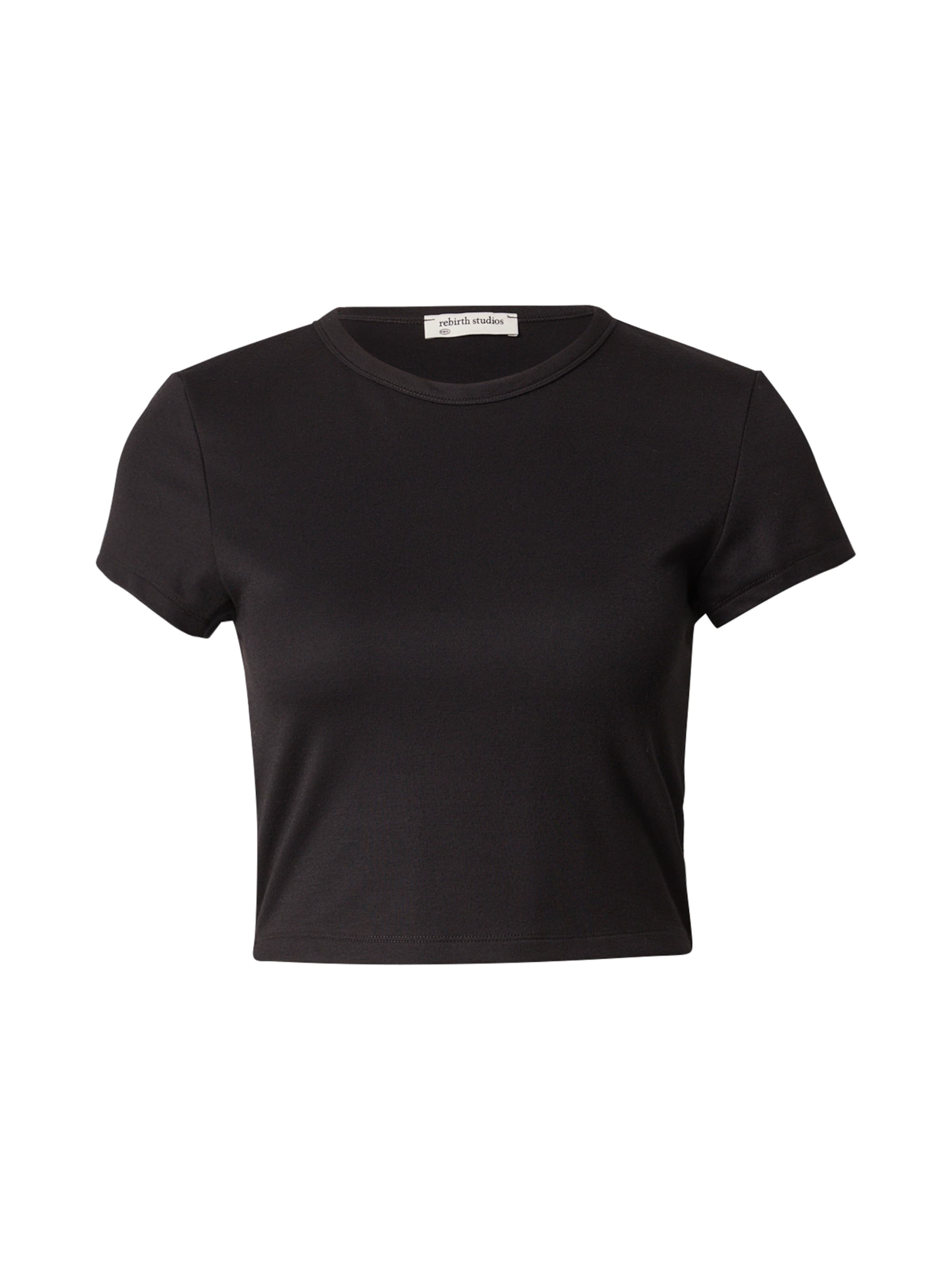 Tricou de la Rebirth Studios pe negru: față