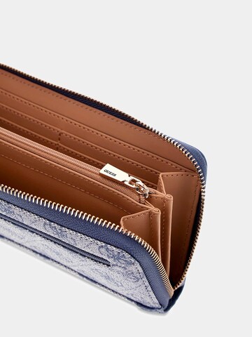 GUESS Wallet 'Lindsey' in Blue