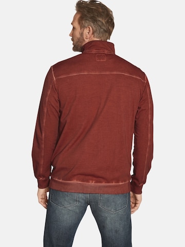 Jan Vanderstorm Sweat jacket in Red