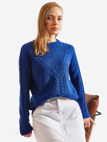 Bianco Lucci Pullover in Blau