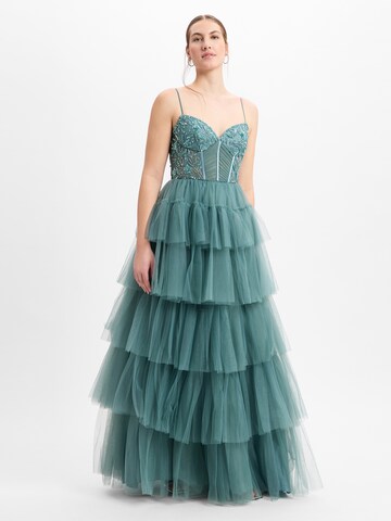 Luxuar Fashion Evening Dress ' ' in Blue: front
