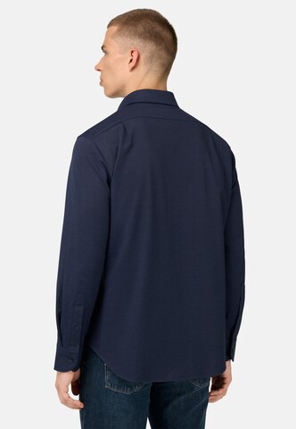 Boggi Milano Regular Fit Hemd in Blau