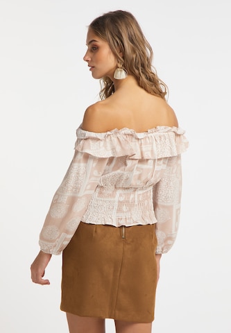 IZIA Bluse in Beige