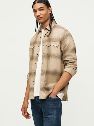 Regular fit Camicia di REPLAY in beige