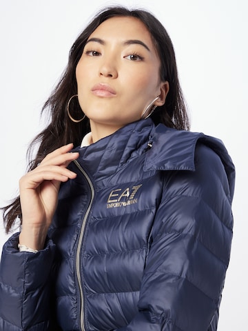 EA7 Emporio Armani Between-seasons coat 'CABAN' in Blue