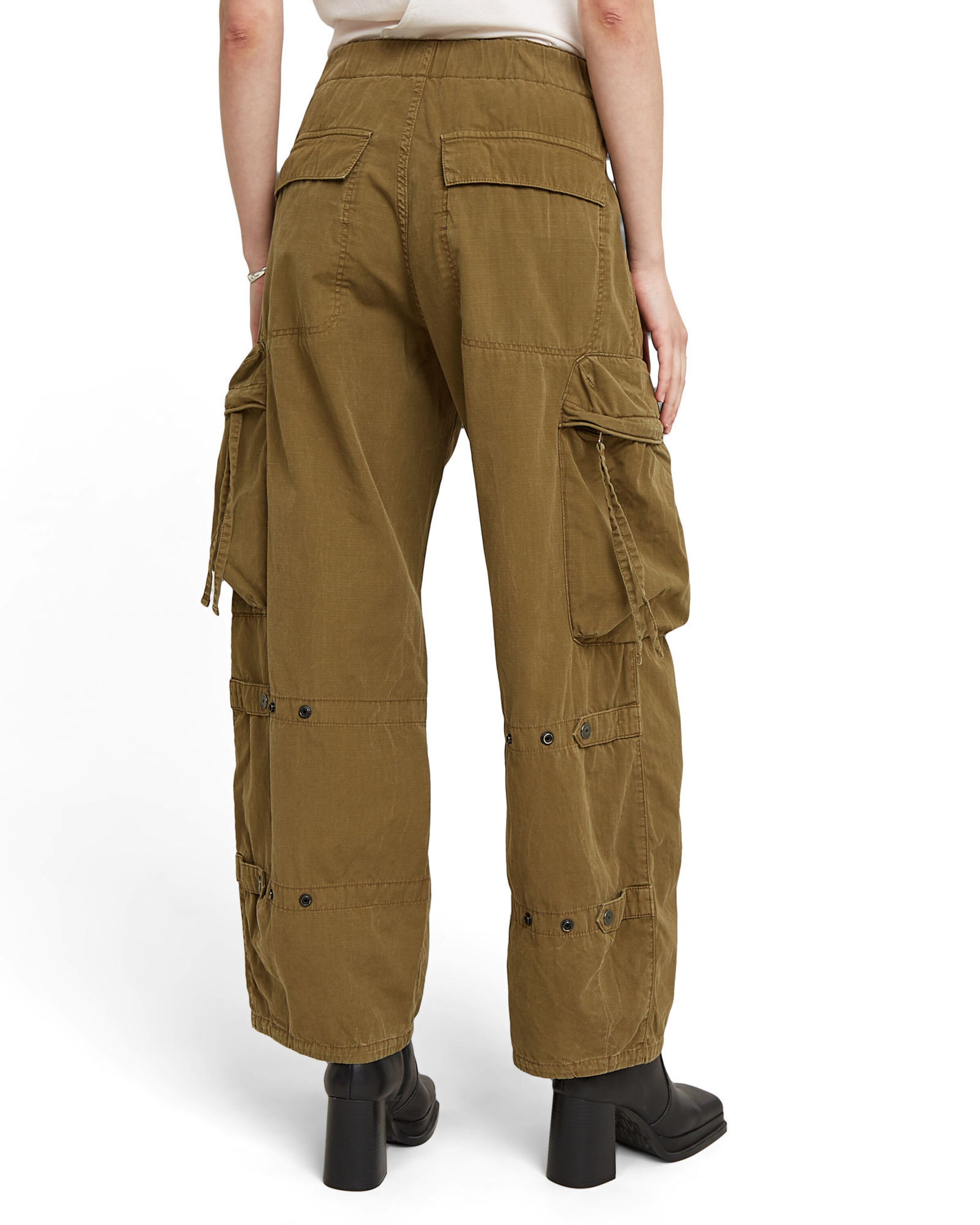 G-STAR Loosefit Cargobroek 'Balloon' in Groen