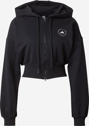 Giacca di felpa sportiva di ADIDAS BY STELLA MCCARTNEY in nero: frontale