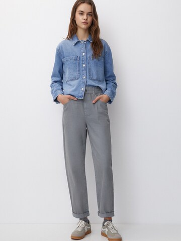 Pull&Bear Loosefit Jeans in Grijs