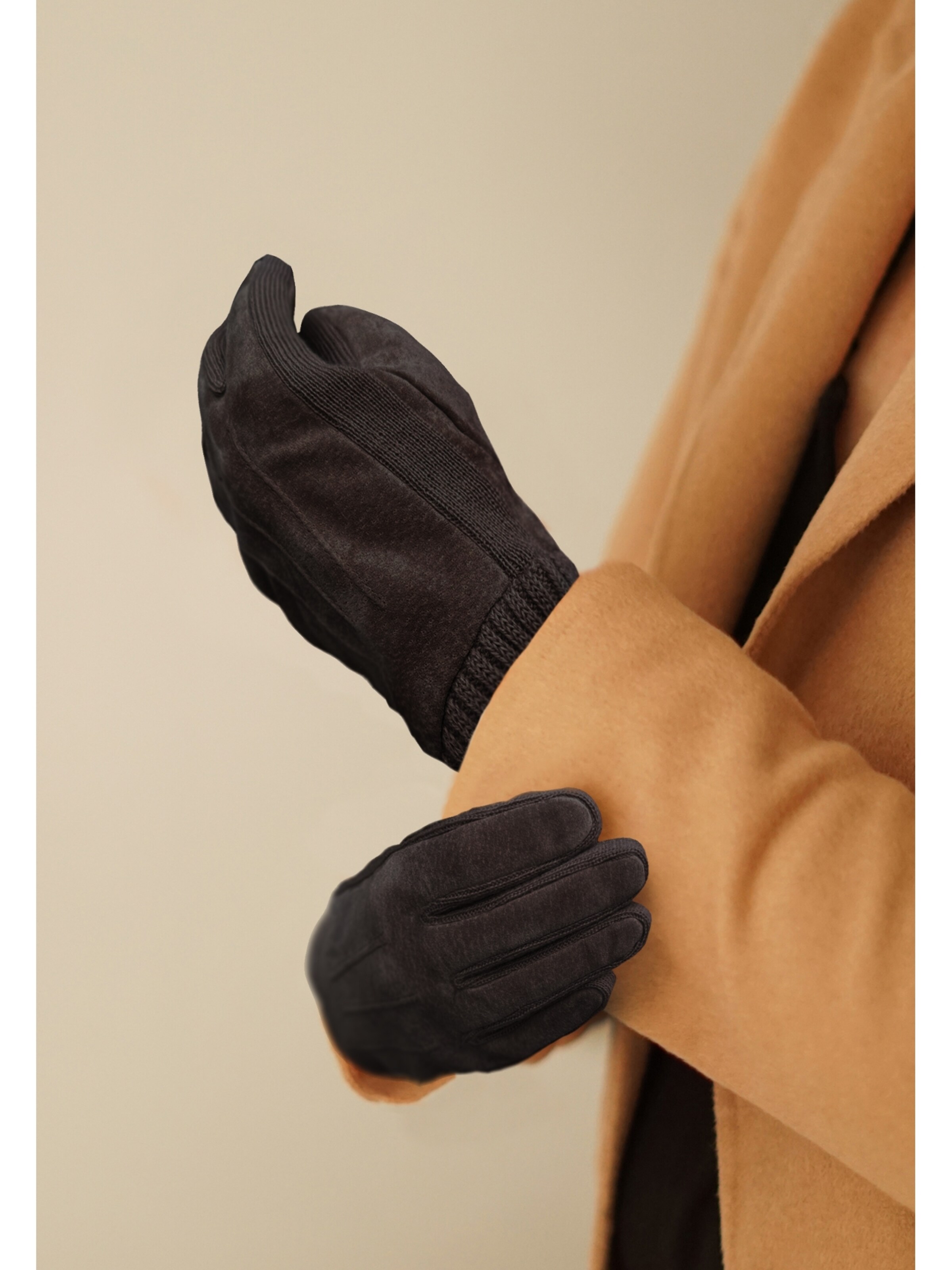 KESSLER Full Finger Gloves 'LIV' in Brown