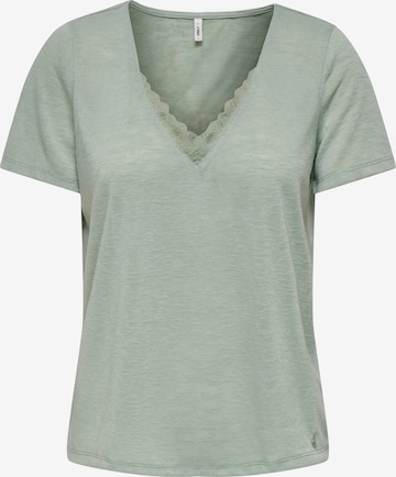 ONLY T-Shirt 'ONLZola' in Grün: Vorderseite