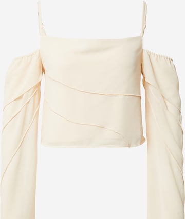 Camicia da donna 'Neyla' di EDITED in beige: frontale