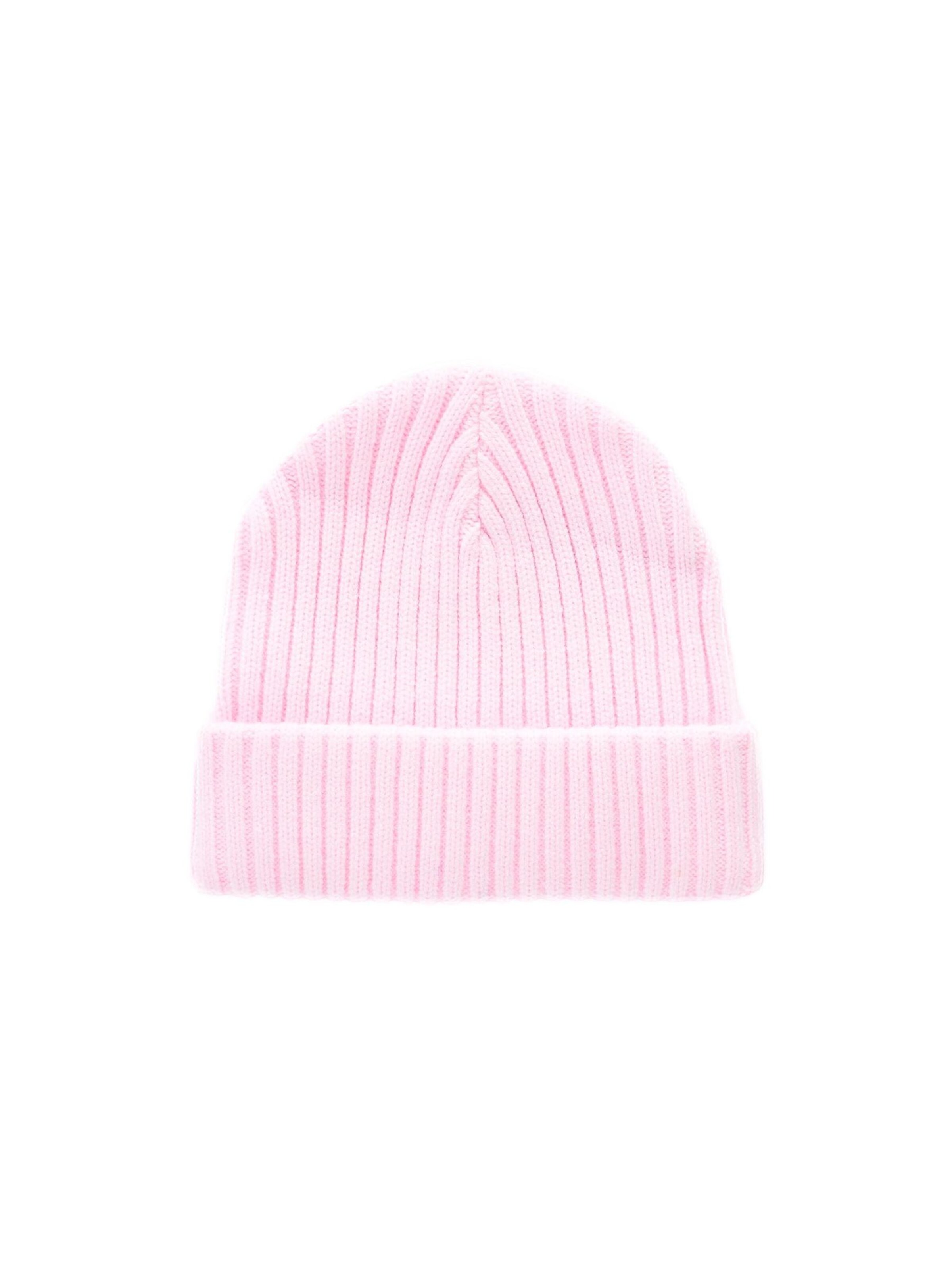 Next Beanie in Pink: front