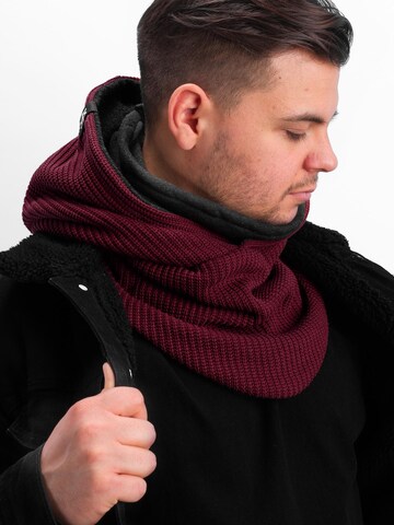 Manufaktur13 Scarf 'Hooded Loop' in Red