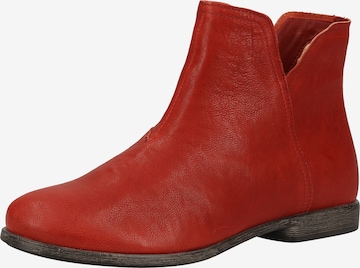 Bottines THINK! en rouge : devant