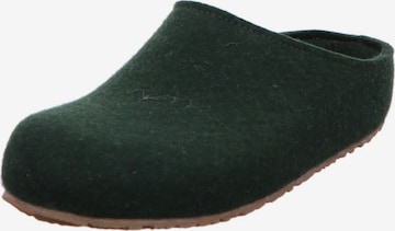 HAFLINGER Slippers in Green: front