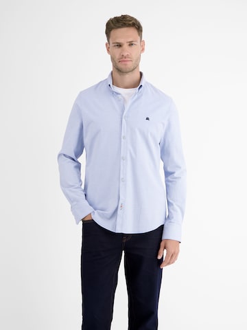 LERROS Regular fit Button Up Shirt in Blue: front