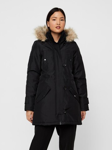 Winter Parka 'Excursion Expedition' in Black | ABOUT YOU