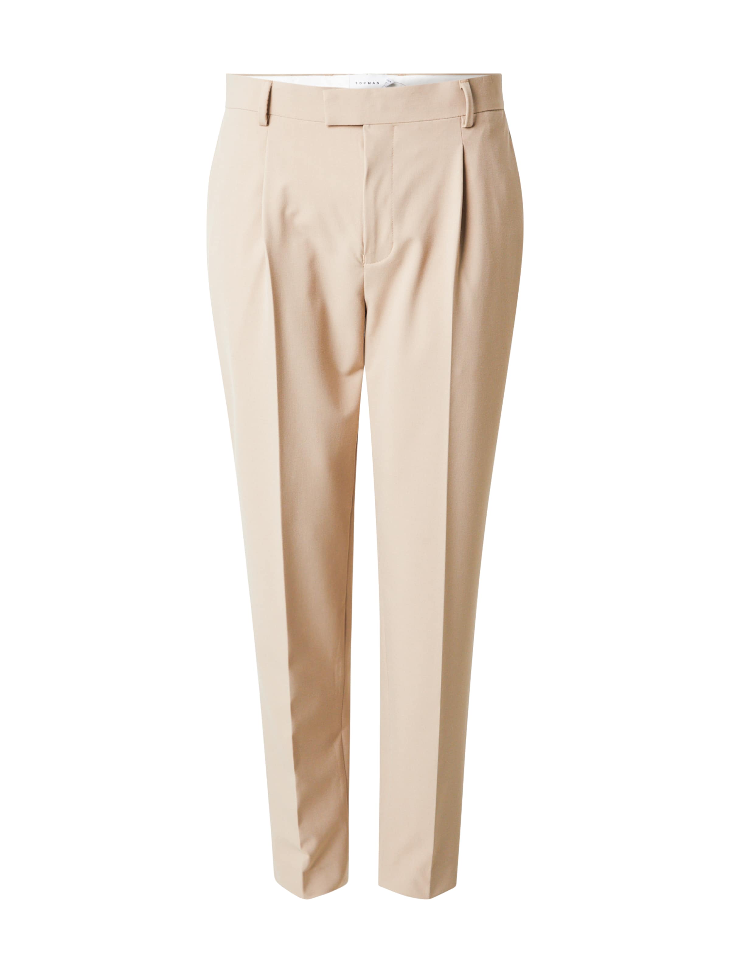 TOPMANregular Hlače s naborima - siva boja: prednji dio