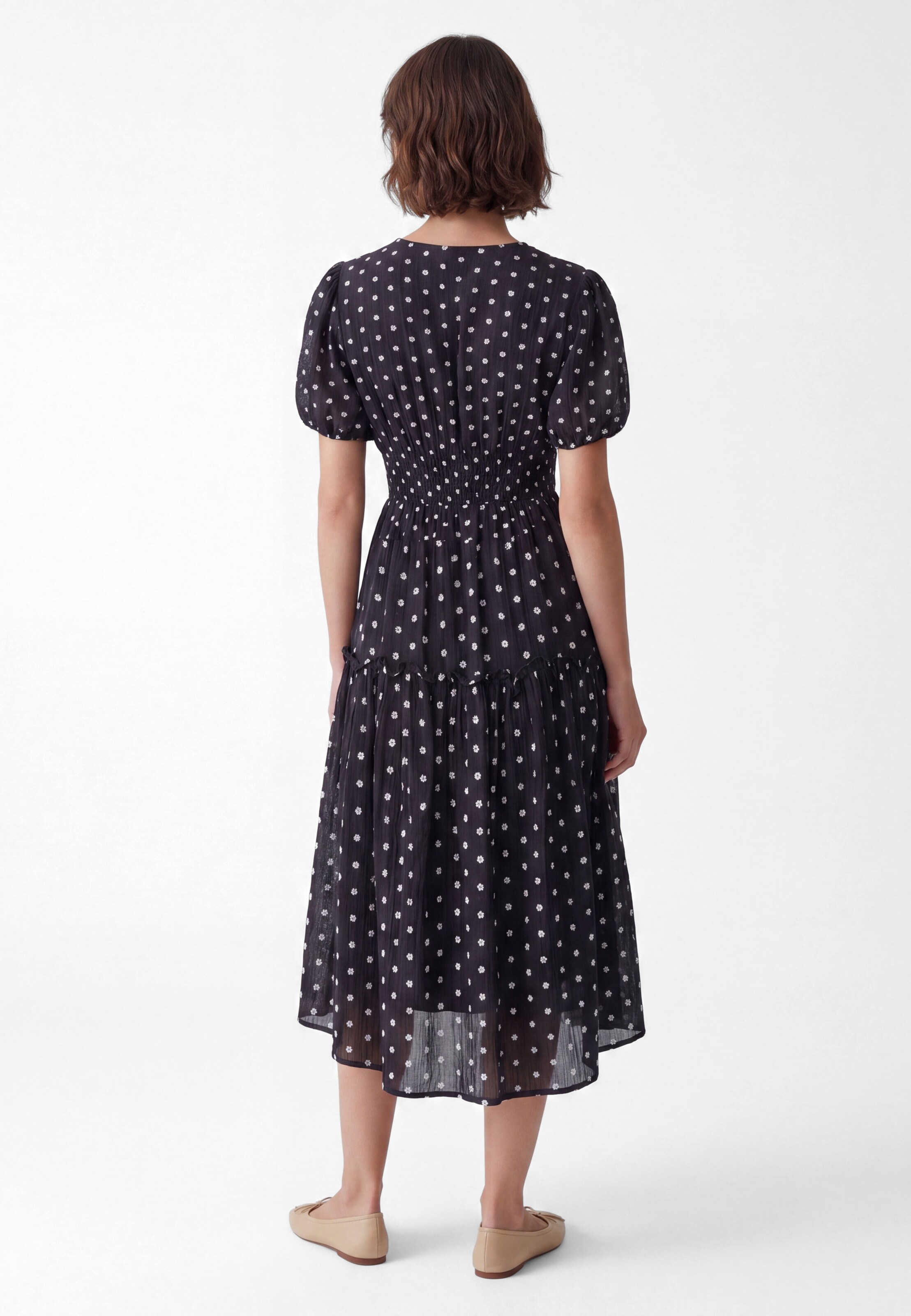 Usha - Vestido em preto