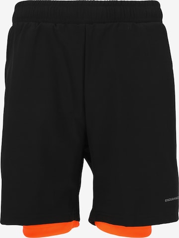 ENDURANCE Regular Workout Pants 'Herlent' in Black: front