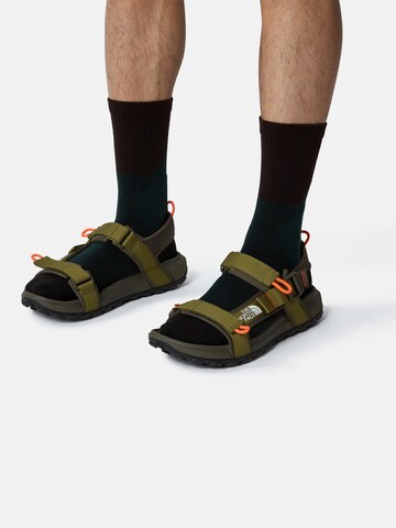 THE NORTH FACE Sportovní ponožky 'HIKING CREW' – zelená