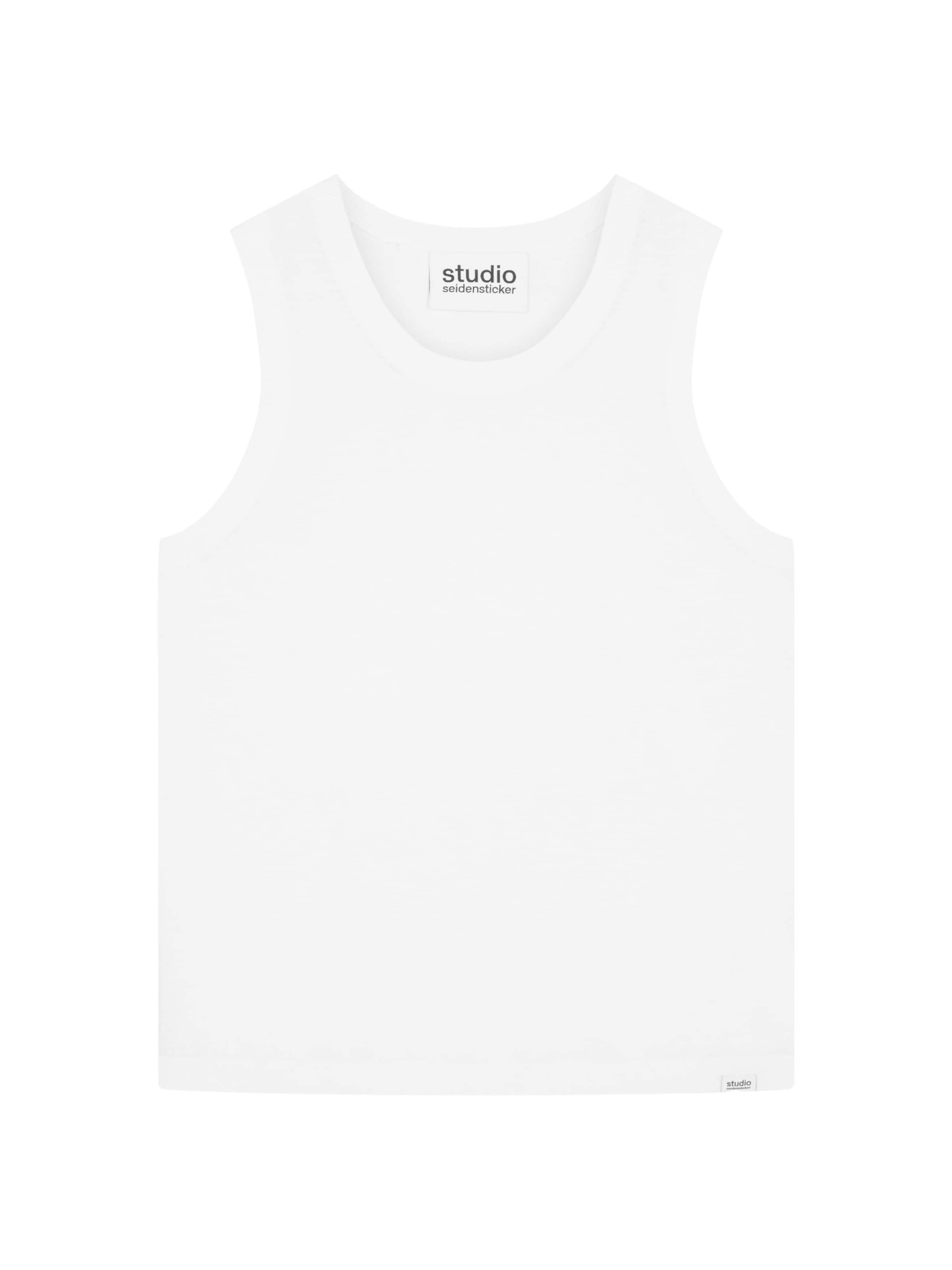 Studio Seidensticker Shirt 'Uni' in de kleur Wit, Productweergave