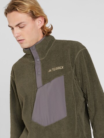 ADIDAS TERREX Athletic Sweater 'Xploric' in Green