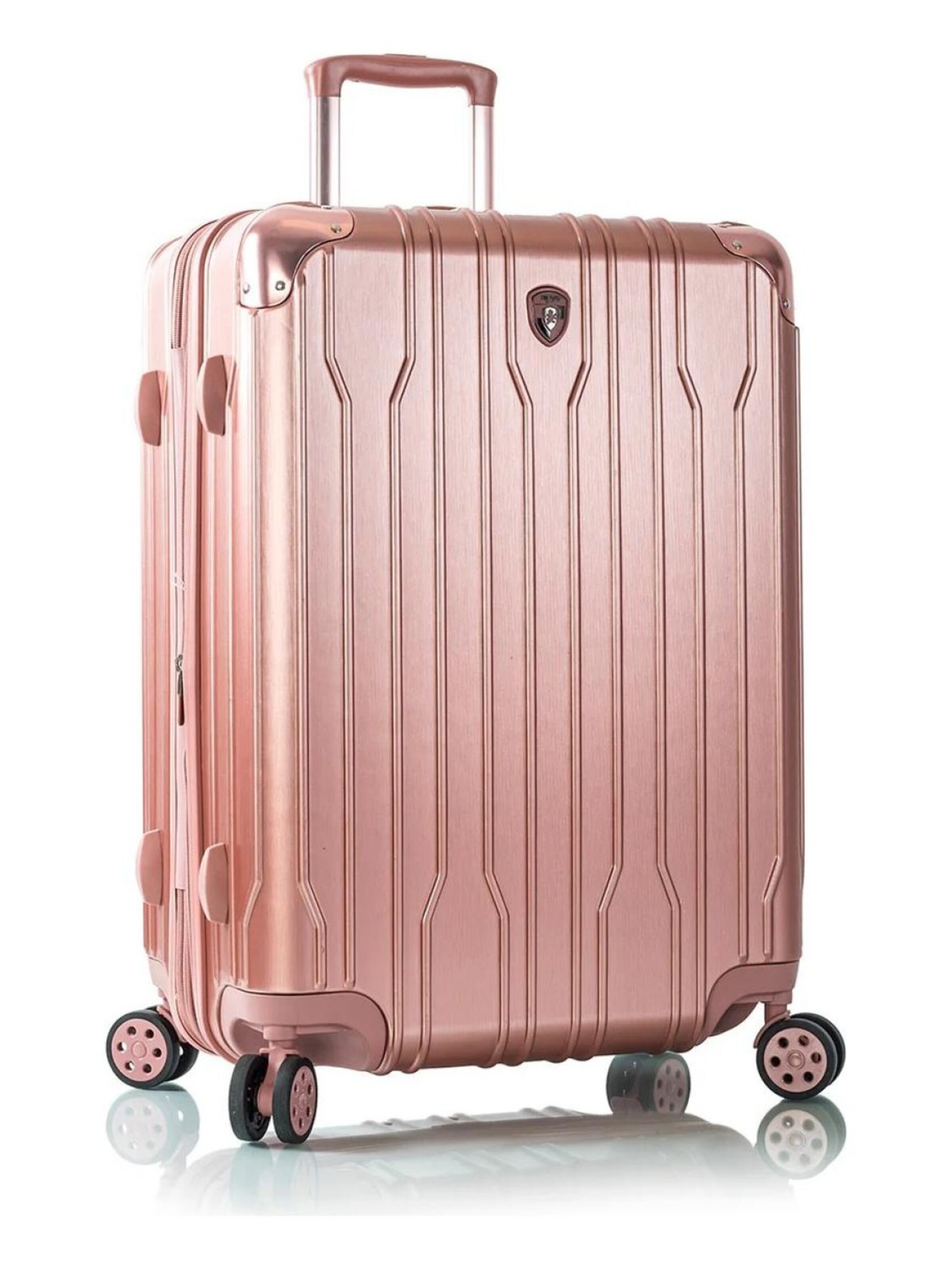 Heys Kufr na kolečkách – pink: přední strana