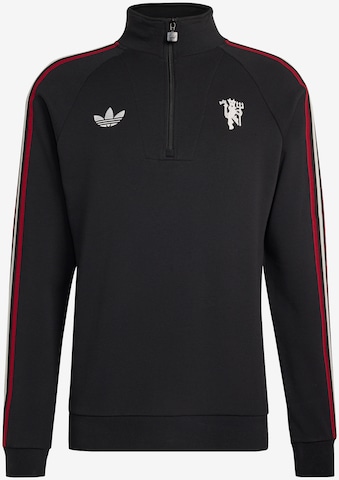 juoda ADIDAS PERFORMANCE Sportinio tipo megztinis 'MUFC': priekis