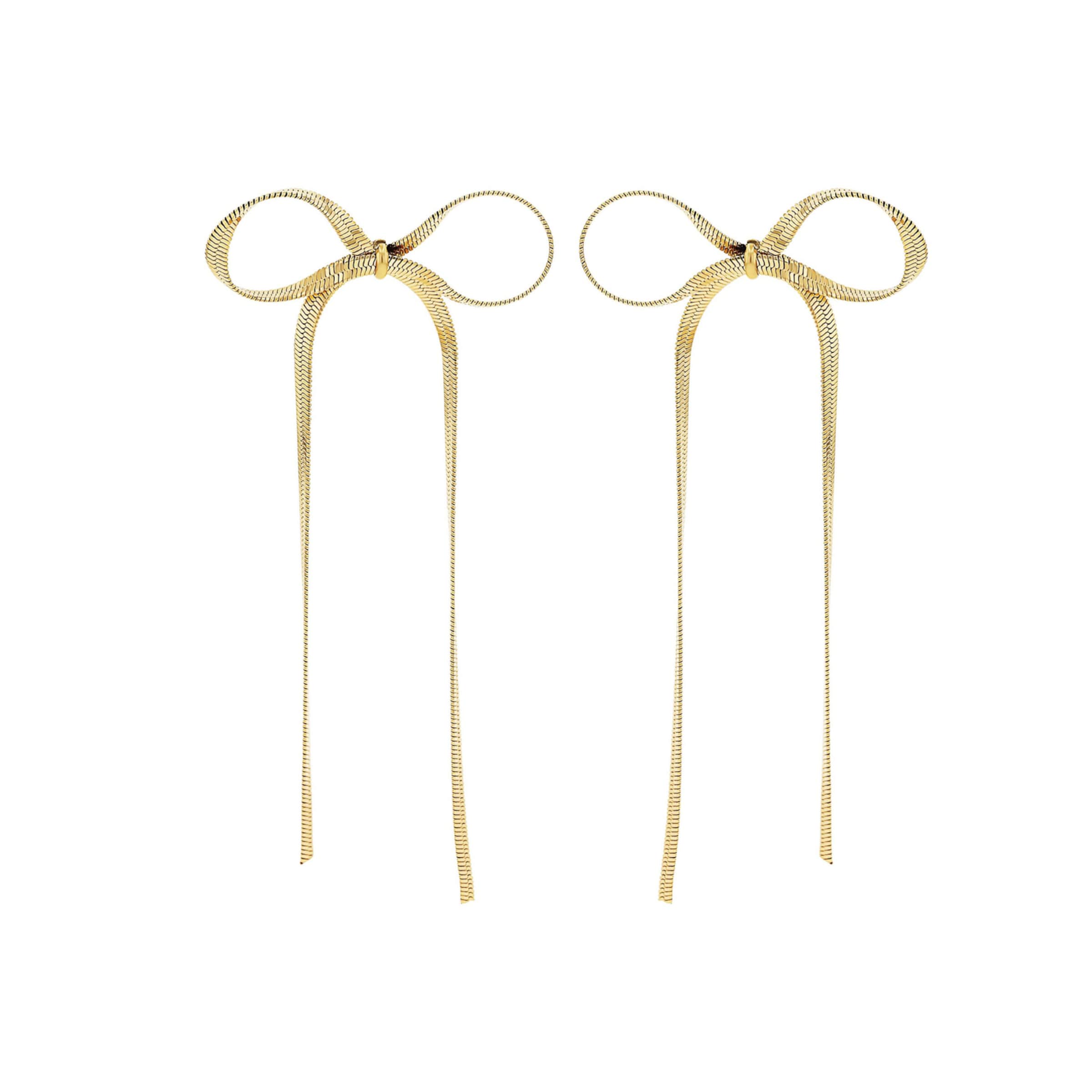 AMOR Ohrringe in Gold: Vorderseite